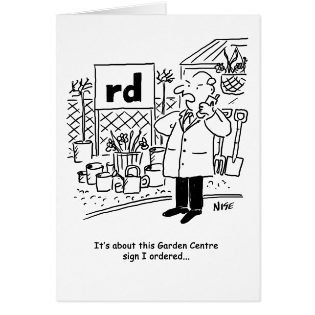 Garden Center Sign (Front)