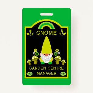 Garden Centre Gnome ID Badge