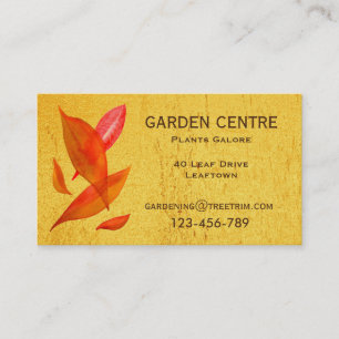 Garden centre Plants and trees Business Card