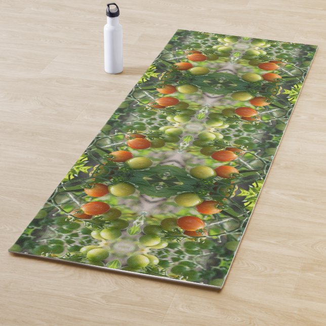 Garden Cherry Tomatoes Abstract Nature        Yoga Mat (In Situ)