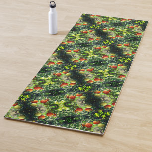 Garden Cherry Tomatoes Abstract Nature        Yoga Mat