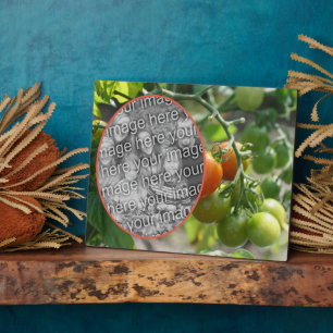 Garden Cherry Tomatoes Add Your Own Photo Plaque