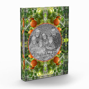 Garden Cherry Tomatoes Frame Add Your Own  Photo Block