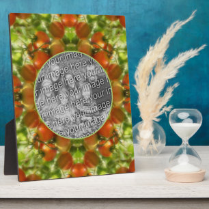 Garden Cherry Tomatoes Nature Add Your Photo Plaque