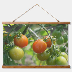 Garden Cherry Tomatoes Nature Hanging Tapestry