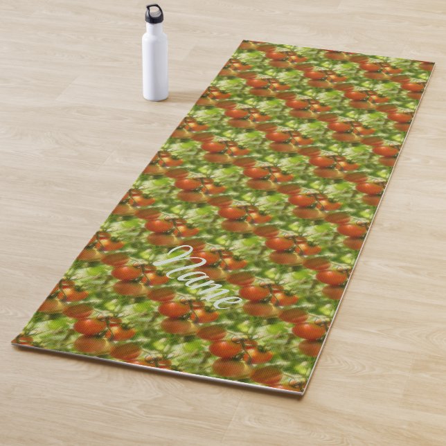 Garden Cherry Tomatoes Nature Personalised Yoga Mat (In Situ)