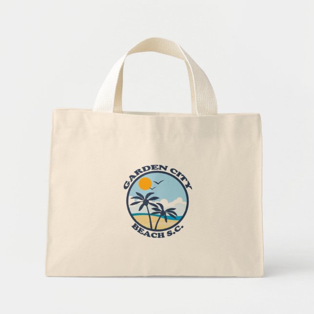 Garden City Beach. Mini Tote Bag (Front)