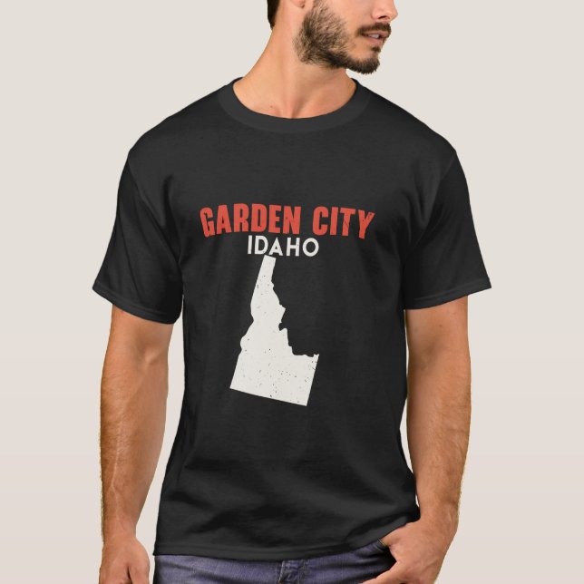 Garden City Idaho USA State America Travel Idahoan T-Shirt (Front)