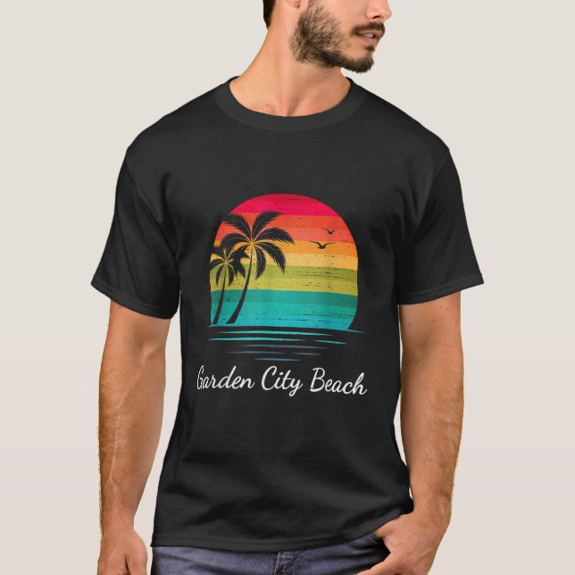 Garden City South Carolina Vacation Family Matchin T-Shirt (Front)