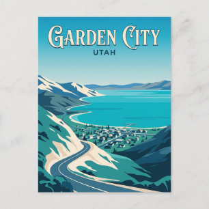 Garden City USA Postcard