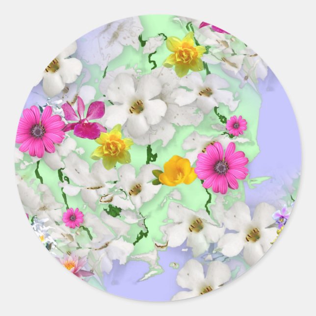 Garden Classic Round Sticker (Front)