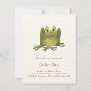 Garden Collection · Frog Invitation