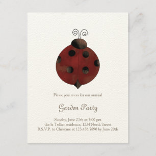 Garden Collection · Ladybug Invitation