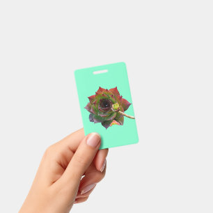 Garden Colourful Succulent Sempervivum Plant ID Badge