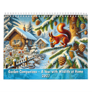 Garden Companions – A Year with Wildlife at Home Calendar