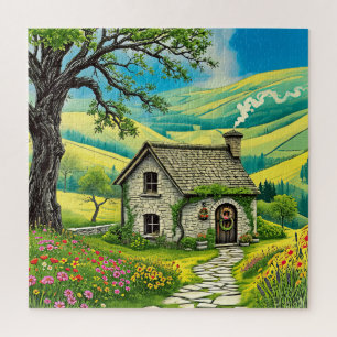 Garden Cottage Escape Jigsaw Puzzle