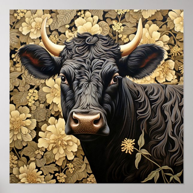 Garden Cow  Poster (Front)