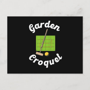 Garden Croquet Sport Croquet Player Gift Postcard
