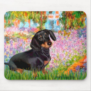 Garden - Dacshund (BT16) Mouse Mat