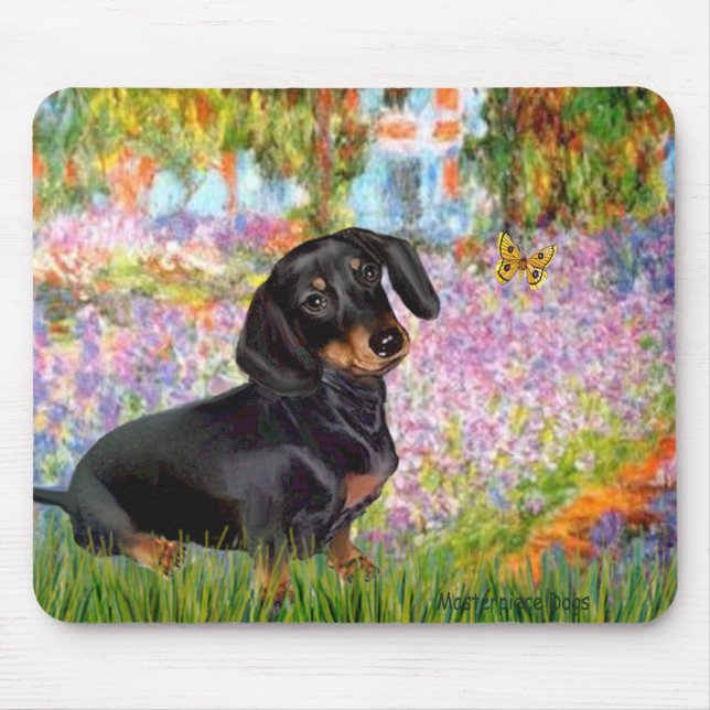 Garden - Dacshund (BT16) Mouse Mat (Front)