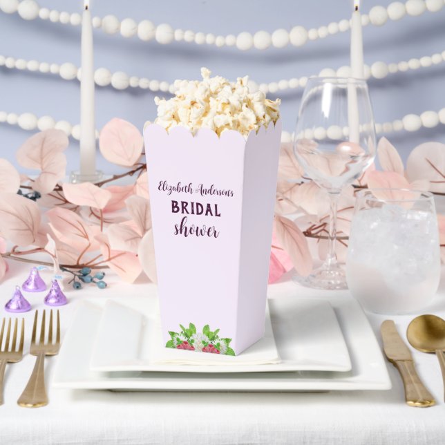 Garden Dahlia Bridal Shower Favour Box (Wedding)