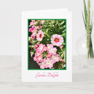 Garden Delights Blank Greeting Card