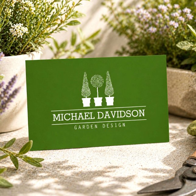 Garden Designer Business Card (Creator Uploaded)
