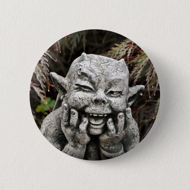 Garden Devil 6 Cm Round Badge (Front)