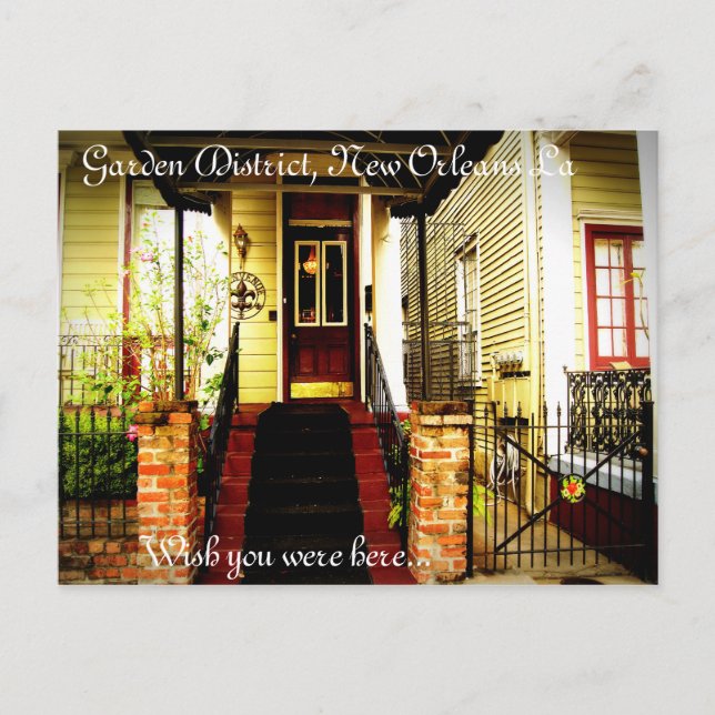 Garden District, New Orleans La Postcard (Front)