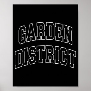 Garden District Varsity University College Campus Poster