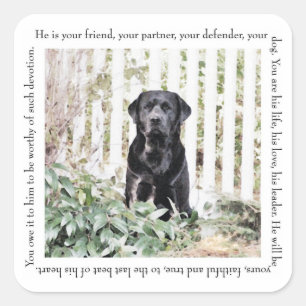 Garden Dog Stickers