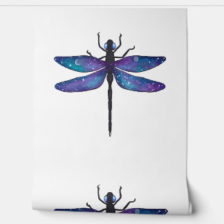 Garden Dragonfly Print Wallpaper