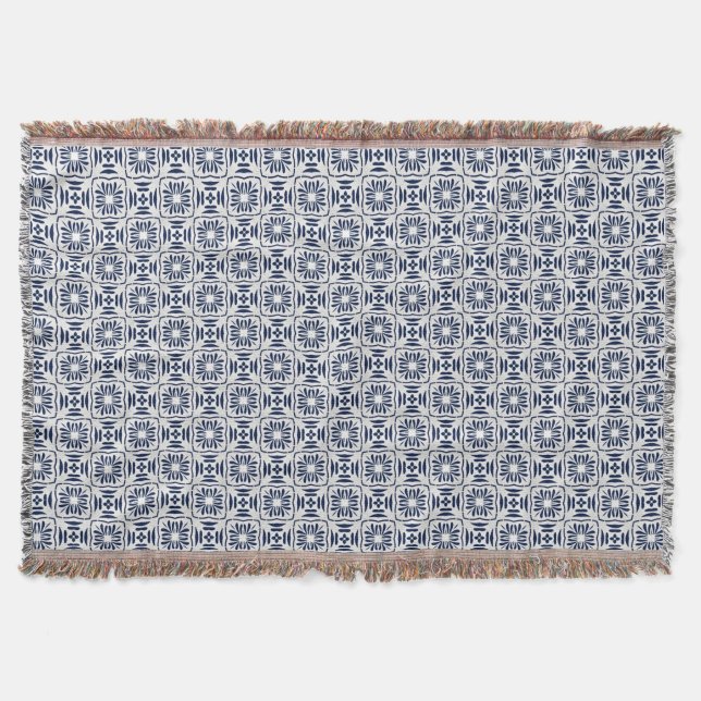 Garden Echo Fleece Throw Blanket (Front)