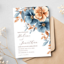 Garden Elegant Dusty Blue Terracotta Wedding