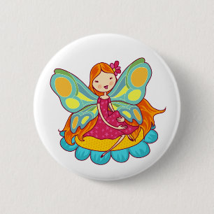 Garden Fairy 6 Cm Round Badge