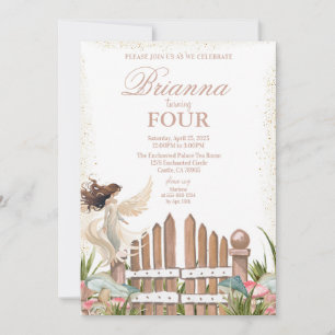 Garden Fairy Birthday Invitation 