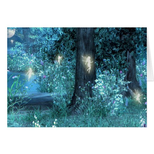 Image of Garden fairy card