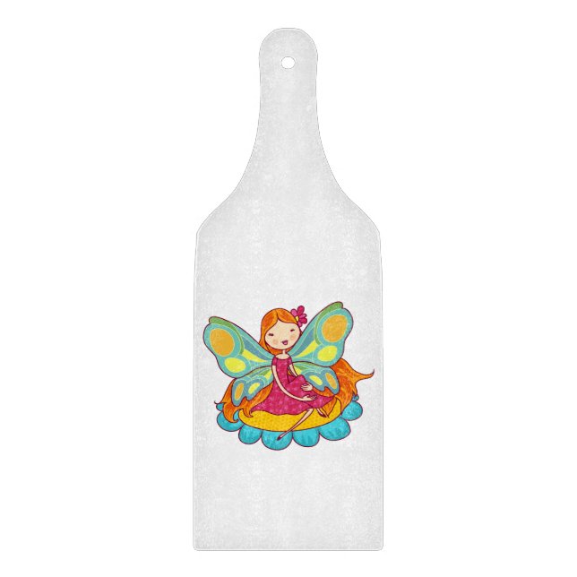Garden Fairy Cutting Board (Front)