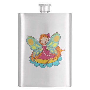 Garden Fairy Hip Flask