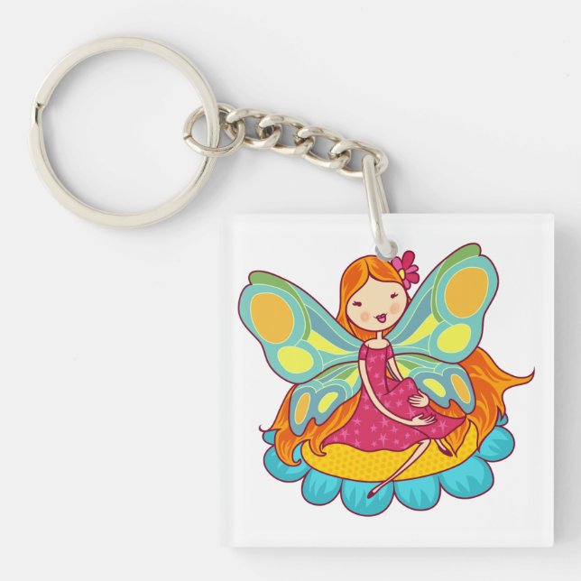 Garden Fairy Key Ring (Front)