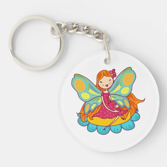 Garden Fairy Key Ring (Front)