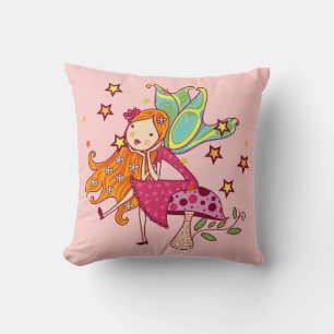Garden Fairy on Mushroom Cushion