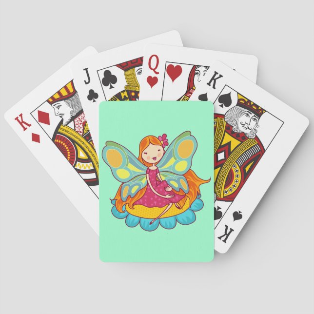 Garden Fairy Playing Cards (Back)