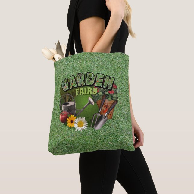 Garden Fairy Tote Bag (Close Up)