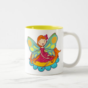 Garden Fairy Two-Tone Coffee Mug