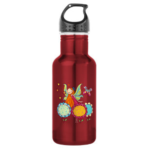 Garden Fairy With Flowers 532 Ml Water Bottle