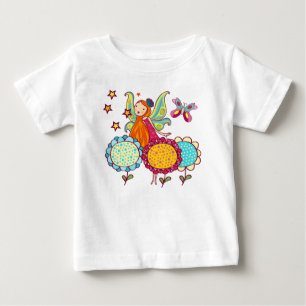 Garden Fairy With Flowers Baby T-Shirt