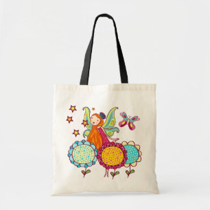 Garden Fairy With Flowers Tote Bag