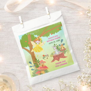 Garden Fairy with pet friends Birthday Party Favour Bags