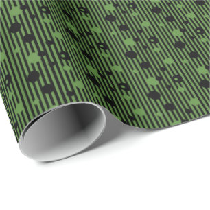 Garden Fence Circles Wrapping Paper